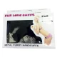 esposas de peluche negro