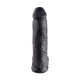 KING COCK PENE REALISTICO CON TESTICULOS 30,5 CM NEGRO
