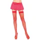LEG AVENUE MEDIAS DE REJILLA ROJO