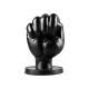 ALL BLACK FIST 13CM - NEGRO
