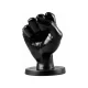 ALL BLACK FIST 14CM - NEGRO
