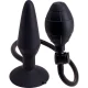 BUTT PLUG HINCHABLE M - NEGRO 