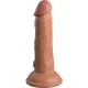 6 INCH 2DENSITY VIBE COCK - CARAMEL