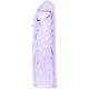 Funda lila para el pene en silicona adaptable 13 cm - Baile