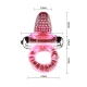  SWEET ABS 10 RITMOS RING ANILLO PENE VIBRADOR ROSA - BAILE 