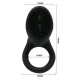  COBRA ANILLO VIBRADOR COBRA NEGRO - PRETTY LOVE 