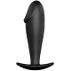  PLUG ANAL SILICONA FORMA PENE NEGRO - PRETTY LOVE 