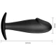  PLUG ANAL SILICONA FORMA PENE NEGRO - PRETTY LOVE 