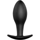  PLUG ANAL SILICONA ANCLA 8.5 CM NEGRO - PRETTY LOVE 