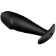  PLUG ANAL SILICONA FORMA PENE Y 12 MODOS VIBRACION NEGRO - PRETTY LOVE 