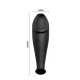  PLUG ANAL SILICONA FORMA PENE Y 12 MODOS VIBRACION NEGRO - PRETTY LOVE 