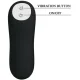  PLUG ANAL SILICONA FORMA PENE Y 12 MODOS VIBRACION NEGRO - PRETTY LOVE 