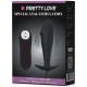  PLUG ANAL SILICONA FORMA PENE Y 12 MODOS VIBRACION NEGRO - PRETTY LOVE 