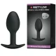  PLUG ANAL SILICONA 6.5 CM NEGRO - PRETTY LOVE 
