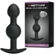  BOLAS ANALES SILICONA ESTIMULACION ESPECIAL 10.3 CM NEGRO - PRETTY LOVE 