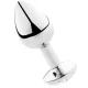  PLUG ANAL ALUMINIO TRANSPARENTE 7 CM - SECRETPLAY 