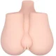  VAGINA Y ANO REALISTICOS CON VIBRACION POSICION 3 - CRAZY BULL 