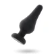  ANAL PLUG PIPO S SILICONE NEGRO 9.8 CM - INTENSE 