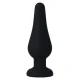  ANAL PLUG PIPO M SILICONE NEGRO 11 CM - INTENSE 