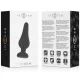  ANAL PLUG PIPO M SILICONE NEGRO 11 CM - INTENSE 