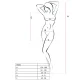  WOMAN BS025 BODYSTOCKING ESTILO VESTIDO NEGRO TALLA UNICA - PASSION 