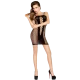 WOMAN BS027 BODYSTOCKING ESTILO VESTIDO NEGRO TALLA UNICA - PASSION 