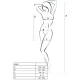  WOMAN BS027 BODYSTOCKING ESTILO VESTIDO ROJO TALLA UNICA - PASSION 