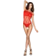  WOMAN BS035 BODYSTOCKING ROJO TALLA UNICA - PASSION 