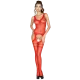  WOMAN BS038 BODYSTOCKING ROJO TALLA UNICA - PASSION 