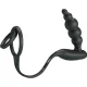  ANILLOS PENE CON PLUG VIBRADOR - PRETTY LOVE 