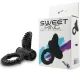  SWEET RING ANILLO VIBRADOR CON RABBIT TEXTURADO - BAILE 