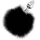  EXTRA BUTTPLUG ANAL CON COLA NEGRO 7 CM - DARKNESS 