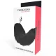  PLUG ANAL SILVER 8 CM CON COLA NEGRO - DARKNESS 