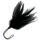  PLUMA ESTIMULADORA NEGRO 17 CM - DARKNESS 
