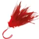  PLUMA ESTIMULADORA ROJO 17CM - DARKNESS 