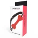  MORDAZA SILICONA  HUESO ROJO - DARKNESS 