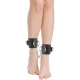  ESPOSAS CUERO TOBILLOS AJUSTABLES NEGRO - DARKNESS 