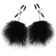  PINZAS PARA PEZONES CON POMPONES 2 - DARKNESS 