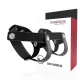  ANILLO DE PIEL PARA PENE Y TESTICULOS - DARKNESS 