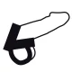  ANILLO DE PIEL PARA PENE Y TESTICULOS - DARKNESS 