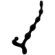  BOLAS ANALES 22 CM NEGRO - ADDICTED TOYS 