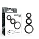  SET ANILLOS PENE Y TESTICULOS  AHUMADO - ADDICTED TOYS 