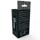  PLUG ANAL CON ANILLA DOBLE PENE Y TESTICULOS NEGRO - ADDICTED TOYS 