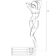  WOMAN BS050 BODYSTOCKING ROJO TALLA UNICA - PASSION 