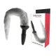  PLUG ANAL SILICONA CON COLA GRIS - DARKNESS 