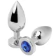  ANAL PLUG DIAMOND AZUL MEDIUM 7.62CM - METAL HARD 