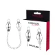  ABRAZADERA PEZONES METAL CON CADENA - DARKNESS 