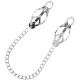  ABRAZADERA PEZONES METAL CON CADENA - DARKNESS 