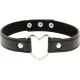  COLLAR CUERO VEGANO ACCESORIO WOMAN CORAZÓN - COQUETTE CHIC DESIRE 