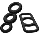  SET 4 ANILLOS SILICONA PARA EL PENE - ADDICTED TOYS 
